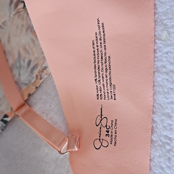 Jessica Simpson | NWOT Women's Bra & Pantie Set Soft T-shirt Underwire Sz 34C - Picture 4 of 6